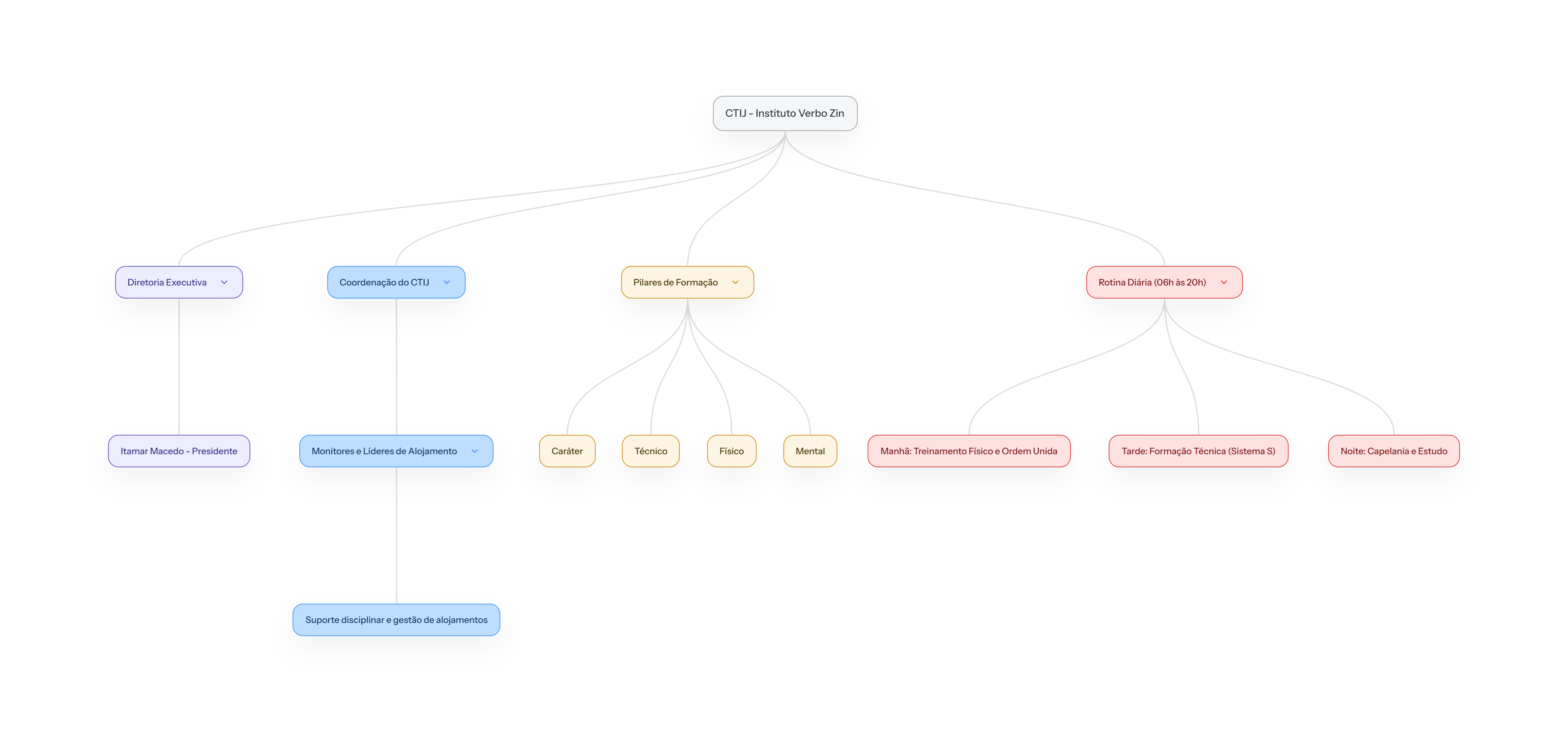 Estrutura de governança e rotina do CTIJ